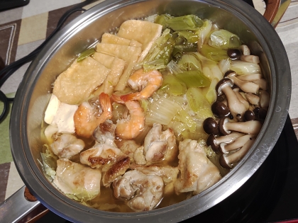 寄せ鍋スープ(味噌＆醤油)✩混ぜるだけ♪