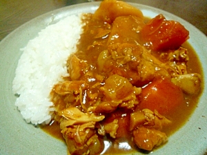 セロリ小松菜トマト缶のチキンカレー 圧力鍋使用 レシピ 作り方 By ほぉみぃ 楽天レシピ