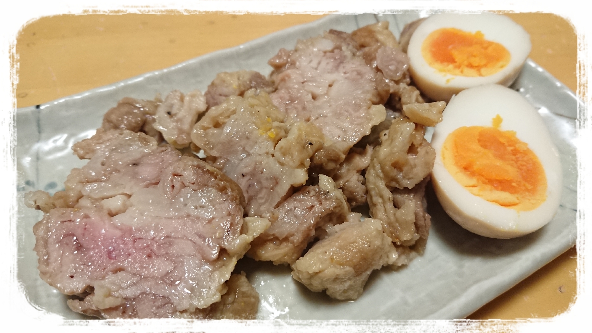 味付けはめんつゆ☆豚こまでチャーシューもどき