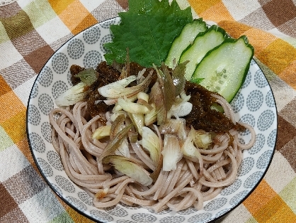 もずくと茗荷deぶっかけそうめん