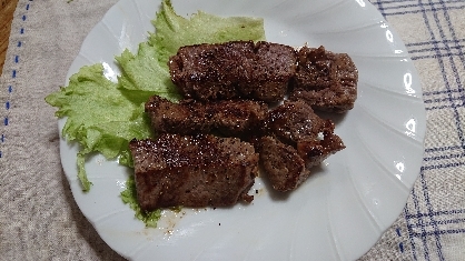 牛サイコロ肉ステーキ