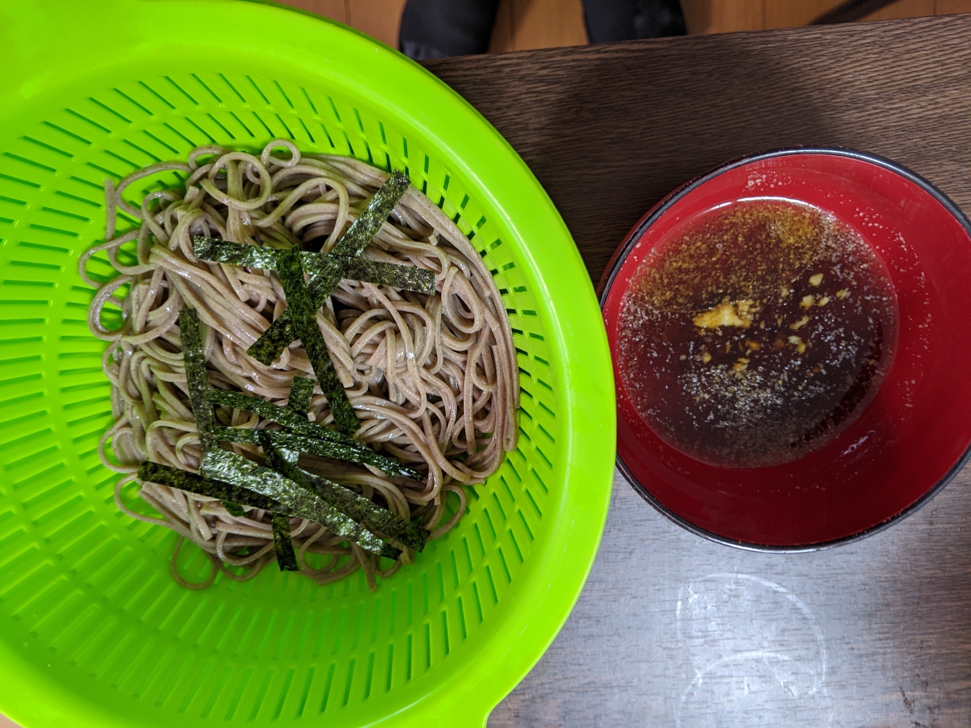 手作り麺つゆの蕎麦