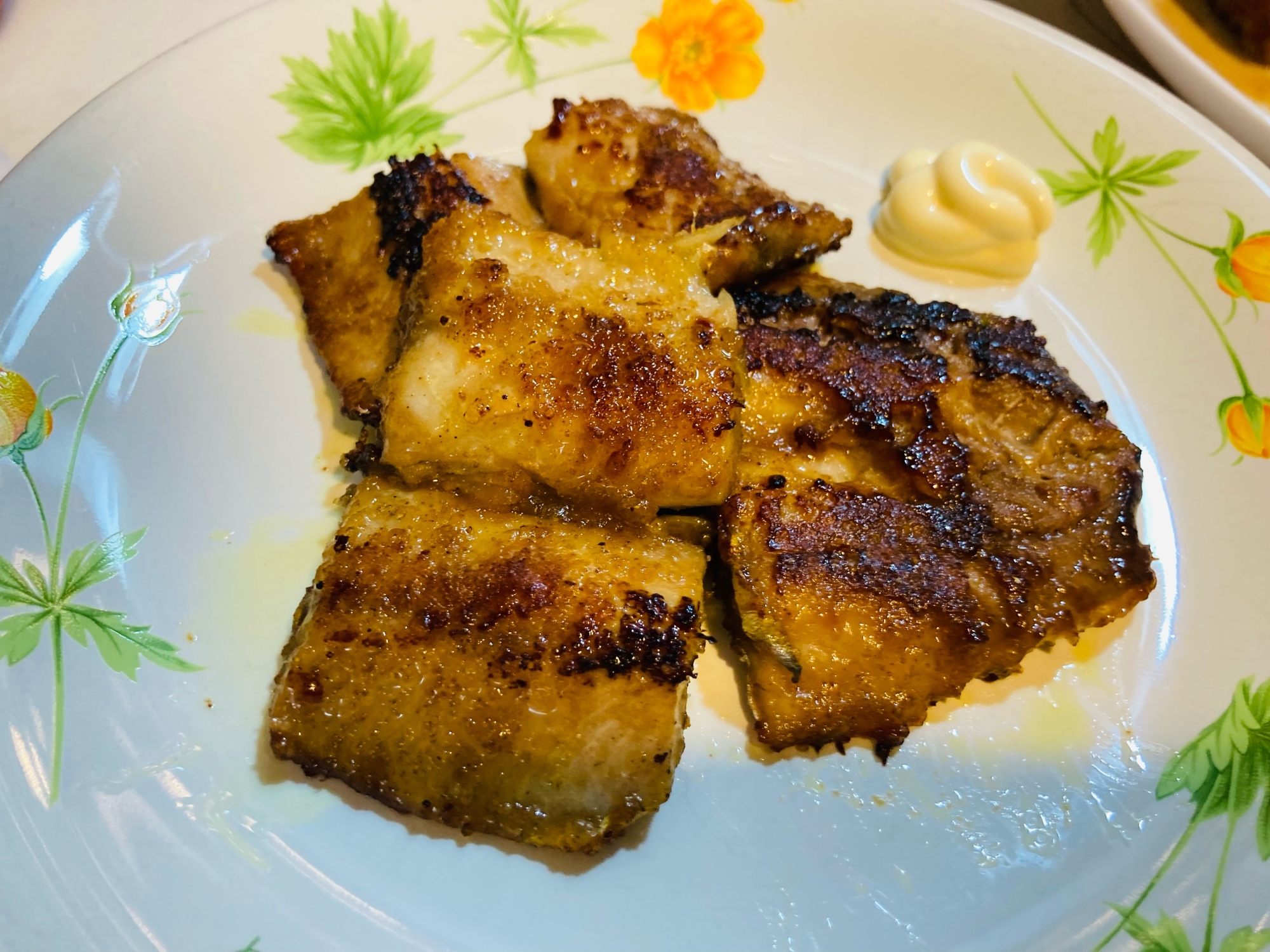 イワシのカレー粉焼き