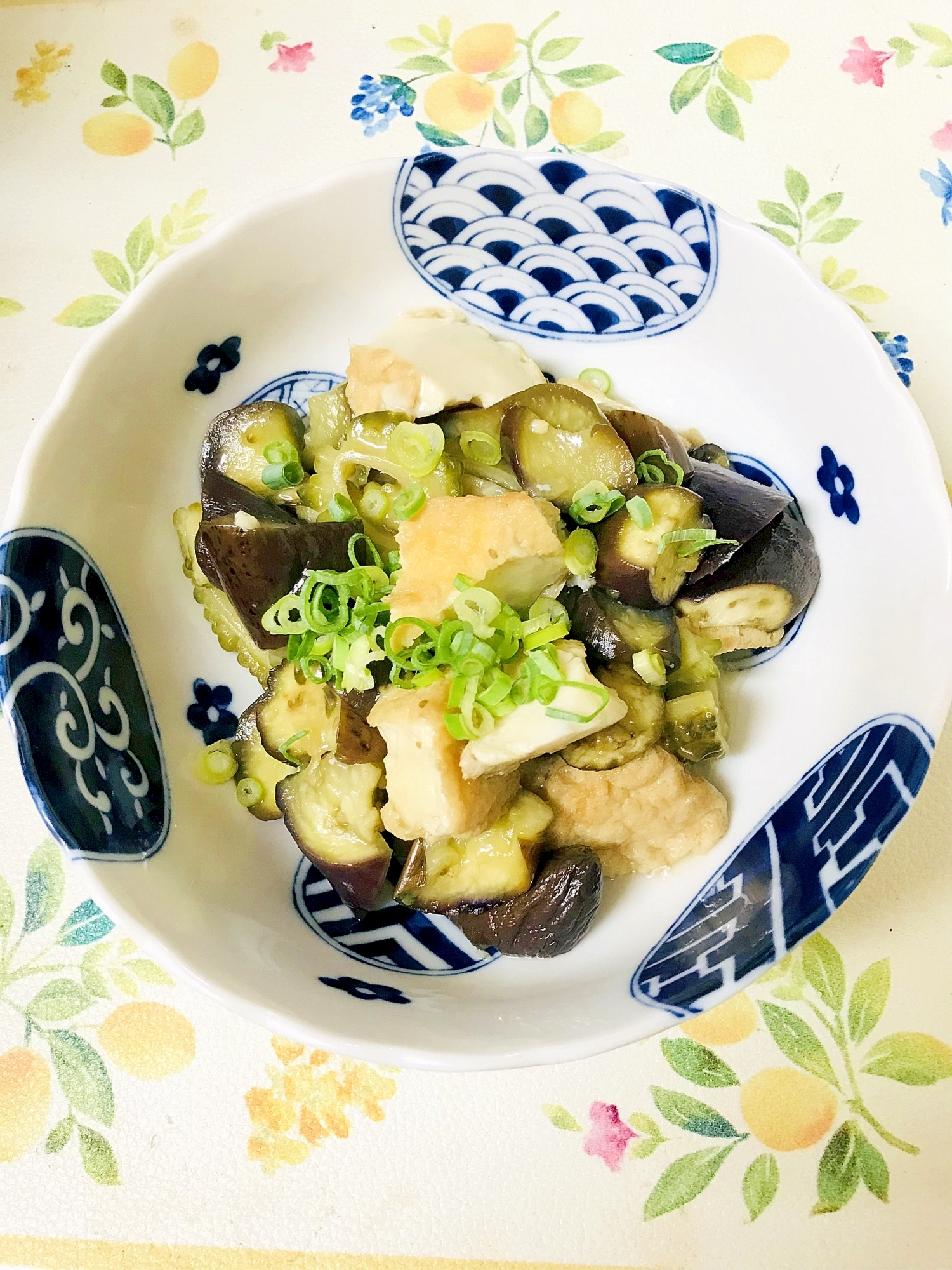 茄子とゴーヤの塩厚揚げ麻婆豆腐