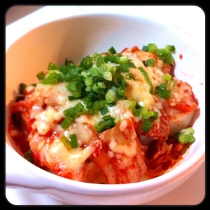 レンジで簡単 キムチーズ餅 レシピ 作り方 By なっぱーーー 楽天レシピ