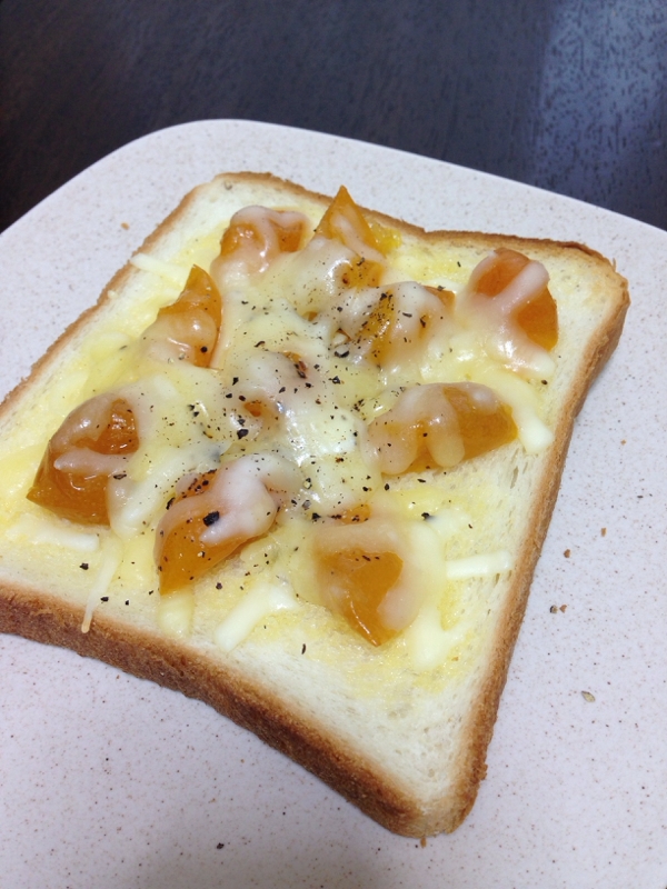金柑＆チーズのピリッとトースト