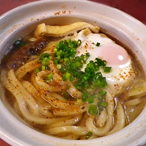 簡単鍋焼きうどん