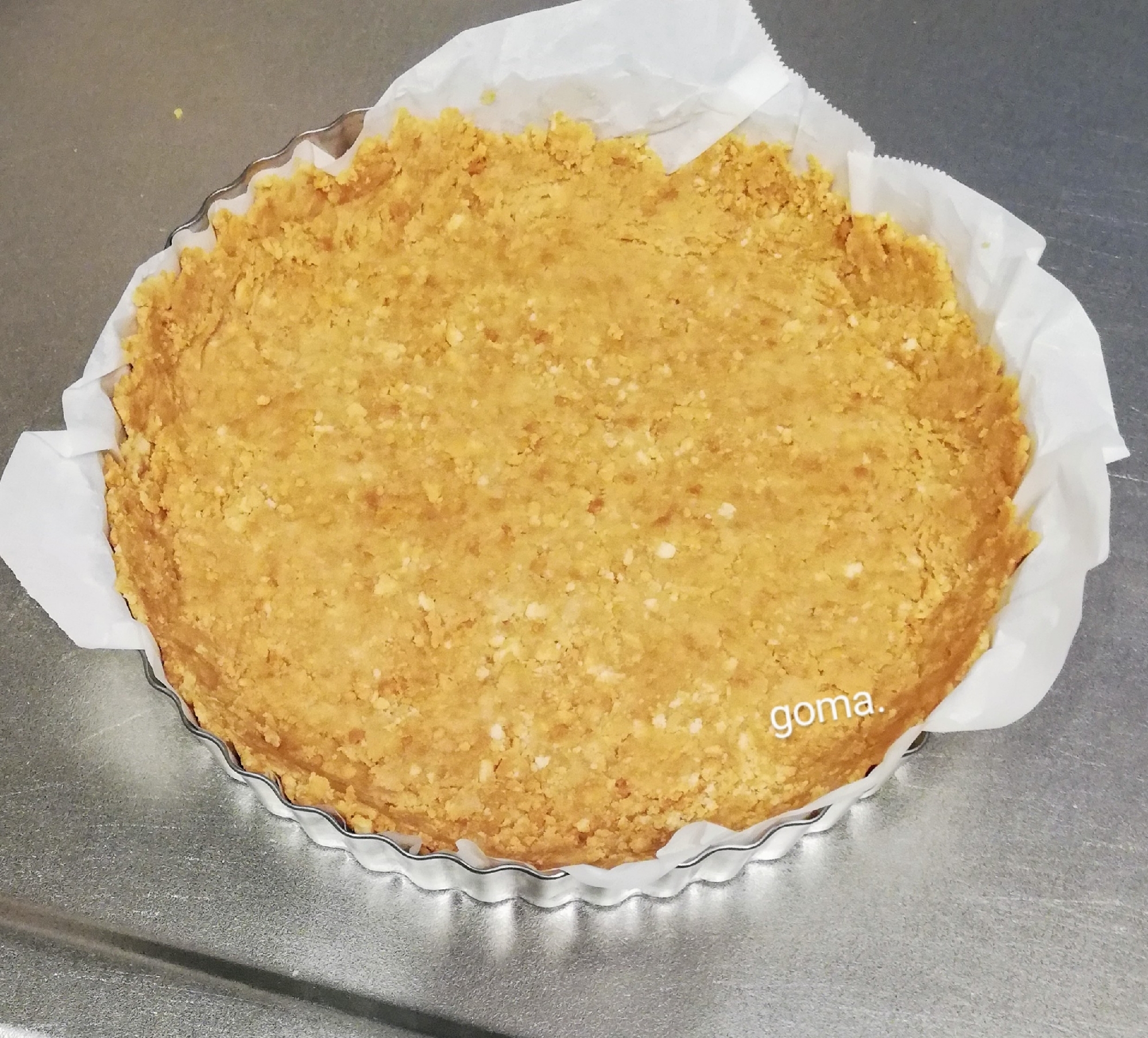 ビスケットで簡単!タルト生地