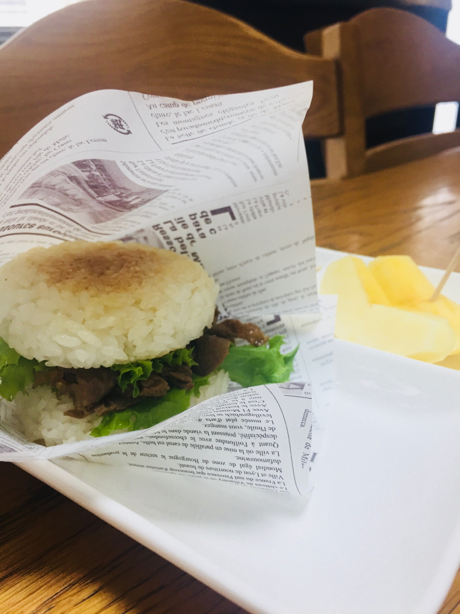 【手の込んだ風レシピ】焼肉ライスバーガー