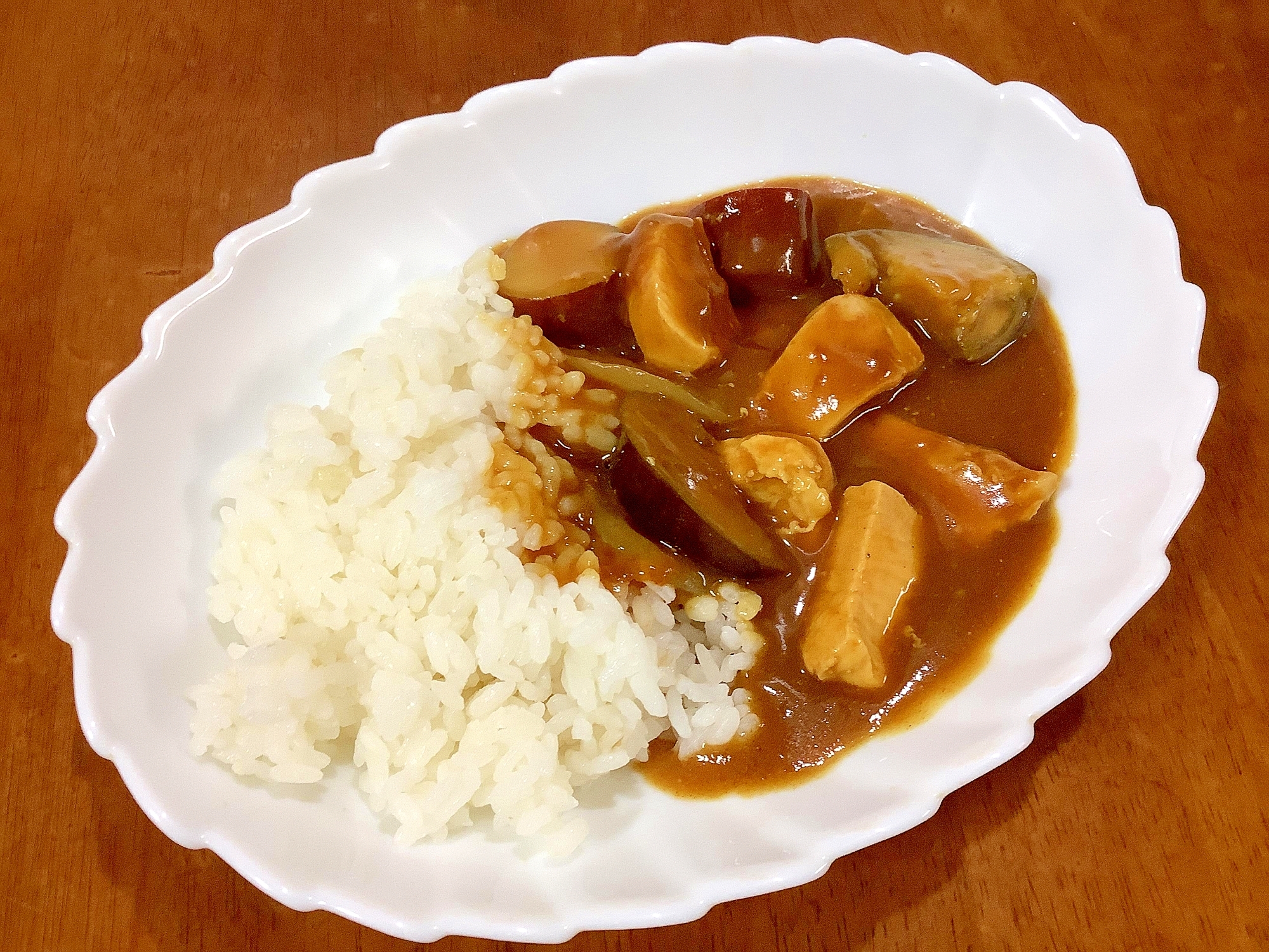 なす入りカレー