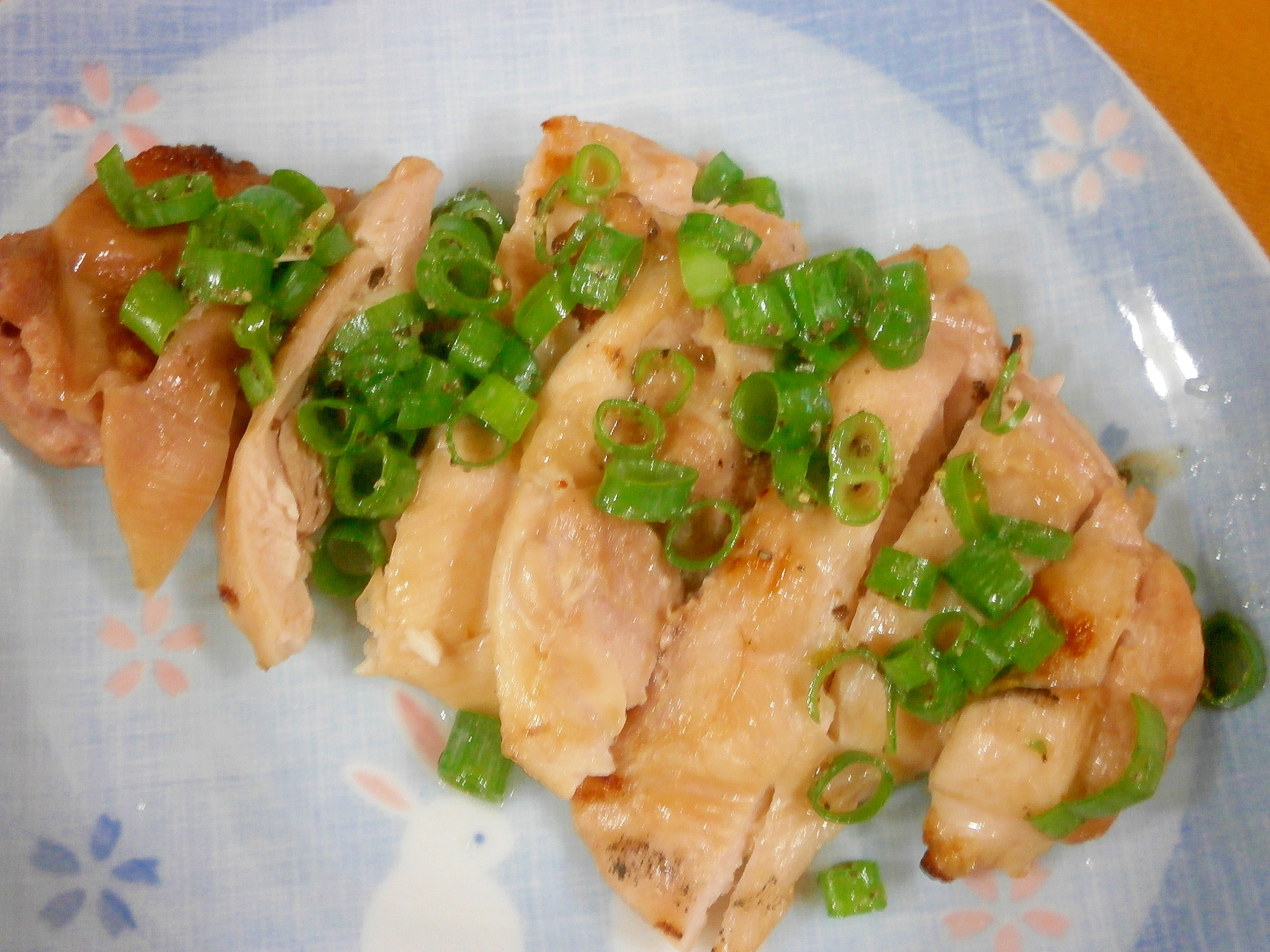 鶏もも肉のねぎ塩焼き