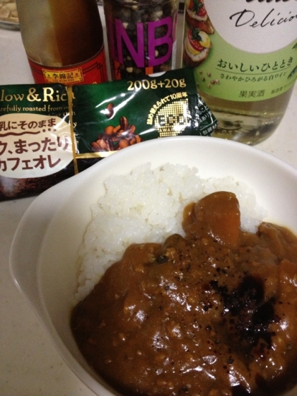 市販のルーに☆ひと手間で　満足カレー