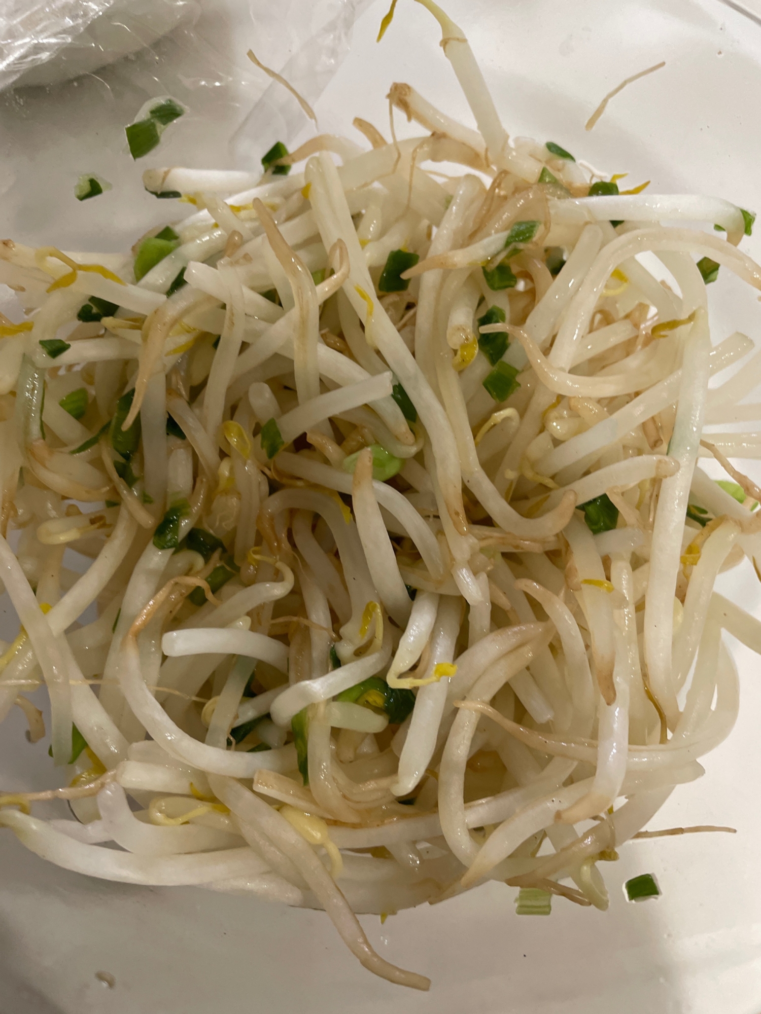 レンジで簡単！もやしのナムル風