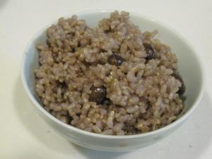 黒豆玄米ご飯