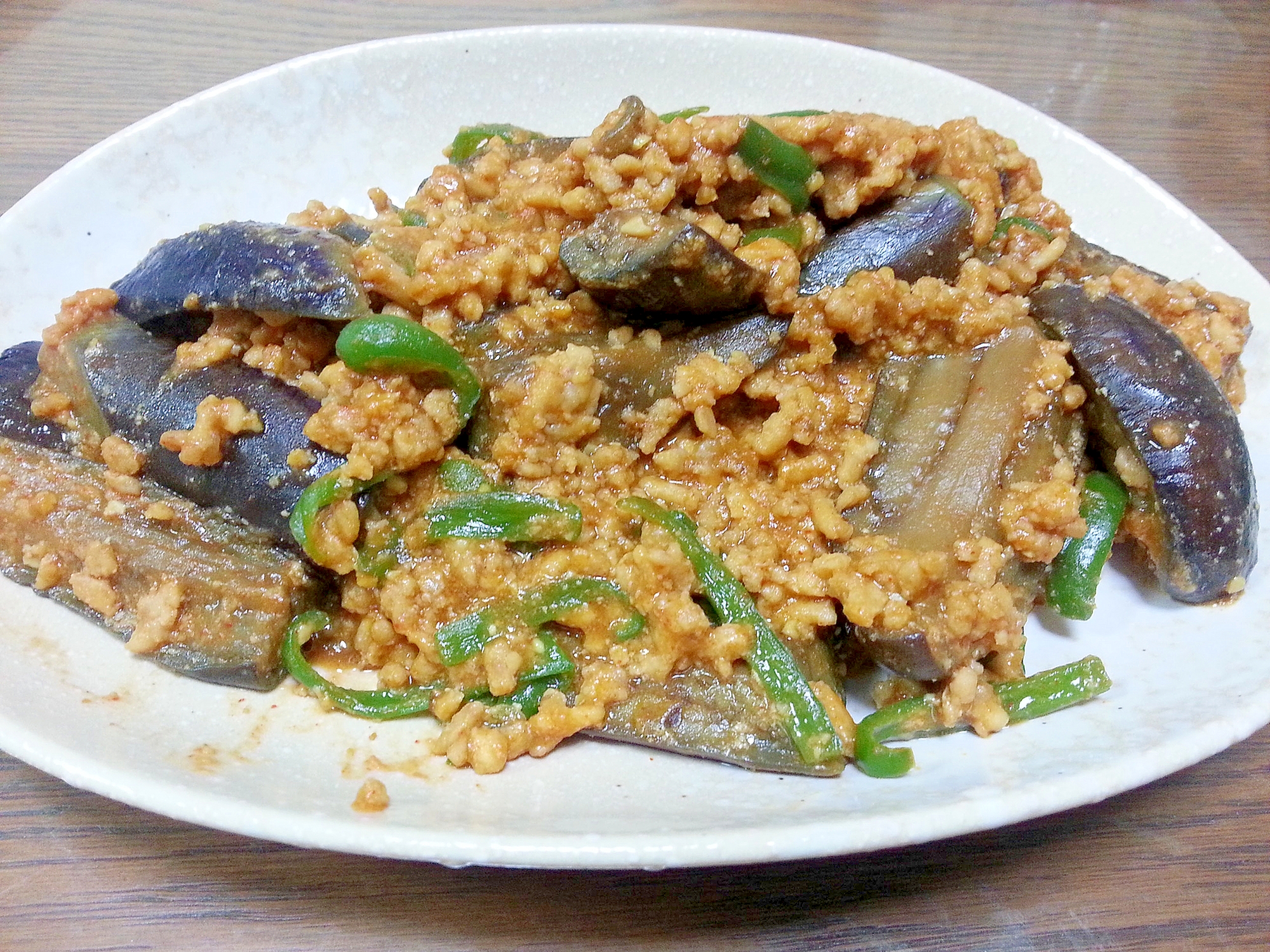 ご飯が止まらない！　豚ひき肉と野菜のみそ炒め