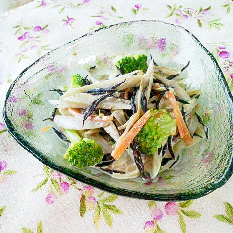 ごぼう ひじき ブロッコリーのサラダ レシピ 作り方 By Mama Papa 楽天レシピ