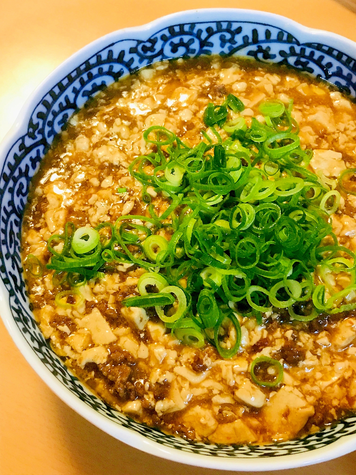 ３つの味噌で作る●麻婆豆腐うどん