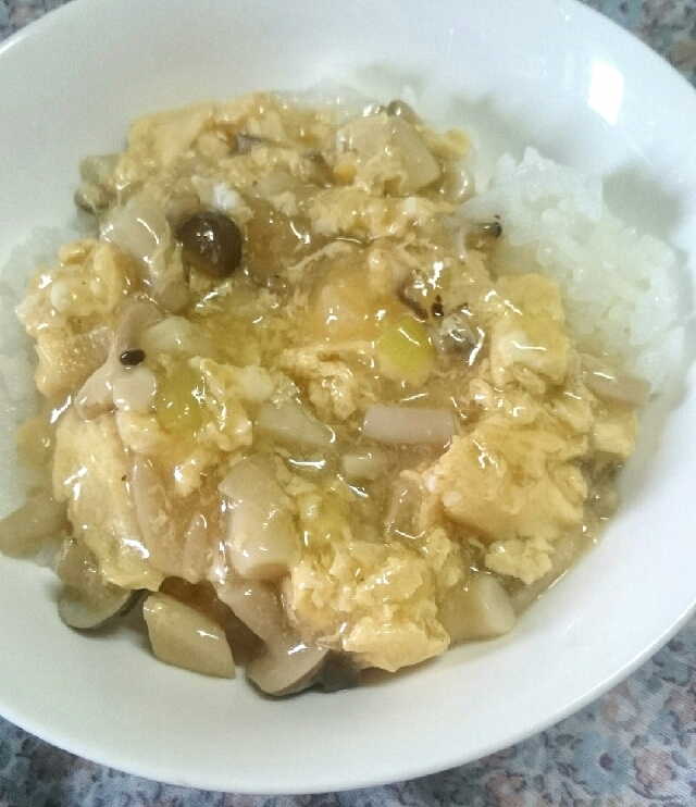 洋風玉子あんかけ丼