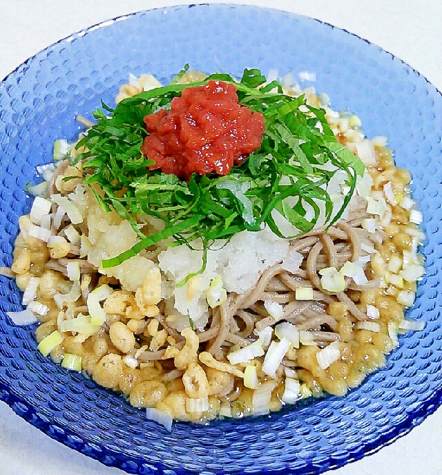 暑い夏に食べたい 梅おろしそば レシピ 作り方 By あ ち0024 楽天レシピ