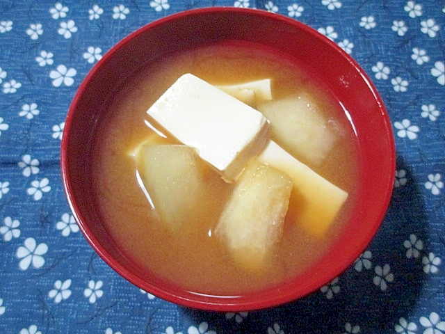 冬瓜と豆腐の味噌汁