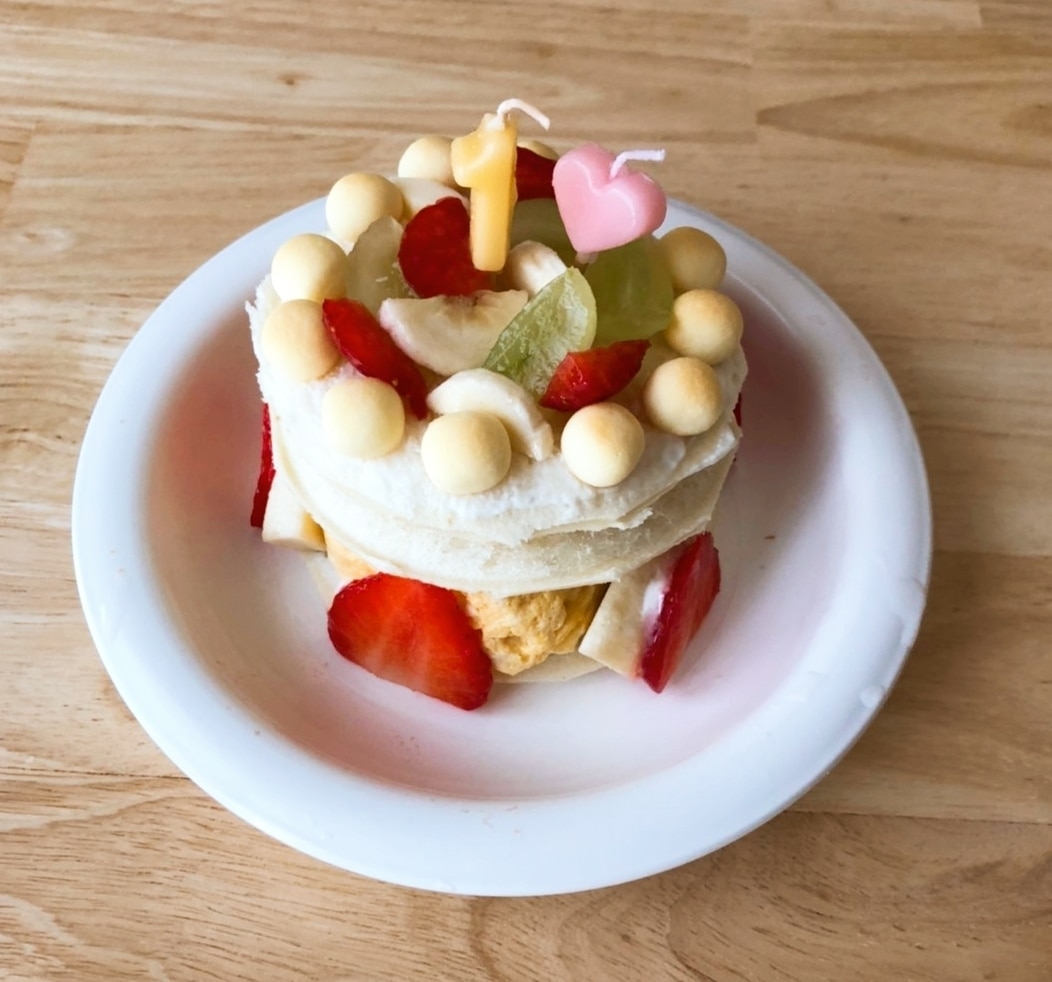 離乳食【後期】1歳のお誕生日ｹｰｷ レシピ・作り方 by mi*｜楽天レシピ