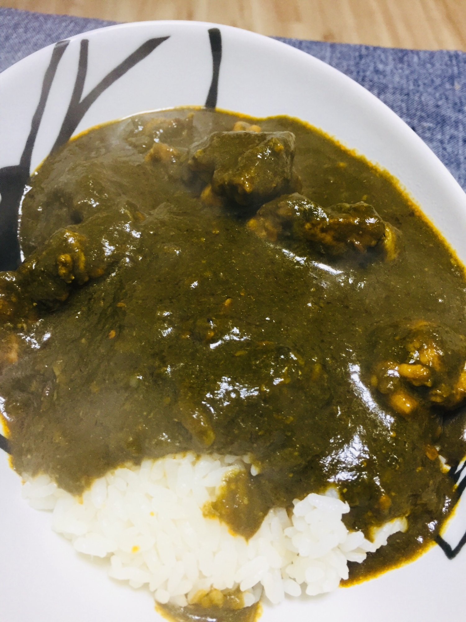 サグチキンカレー(ほうれん草チキンカレー)