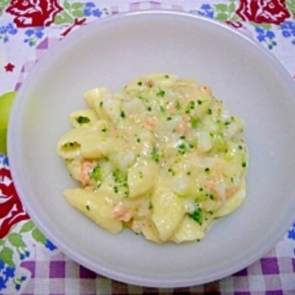 離乳食 後期 サーモンクリームパスタ レシピ 作り方 By なみ0219 楽天レシピ 離乳食 後期 サーモンクリームパスタ レシピ 作り方 By なみ0219 楽天レシピ