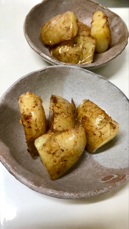 新じゃがいもでバター醤油