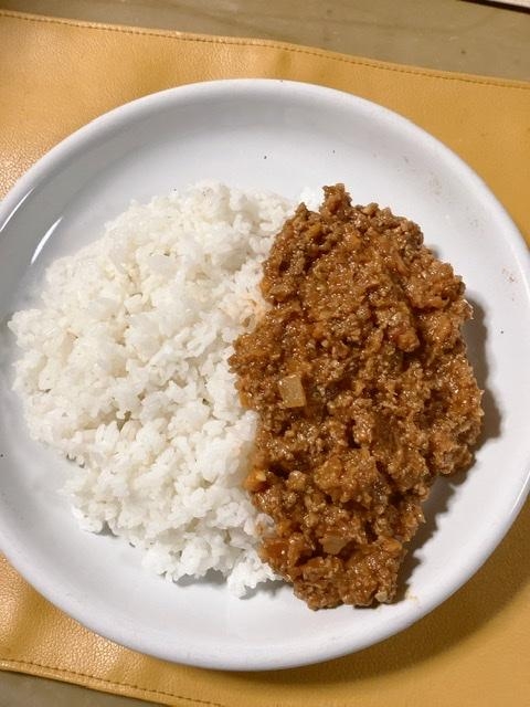 カレーフレークで作るキーマカレー♪