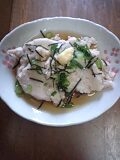 ご高齢にも❤やわらか蕎麦がきのめんつゆ生姜❤