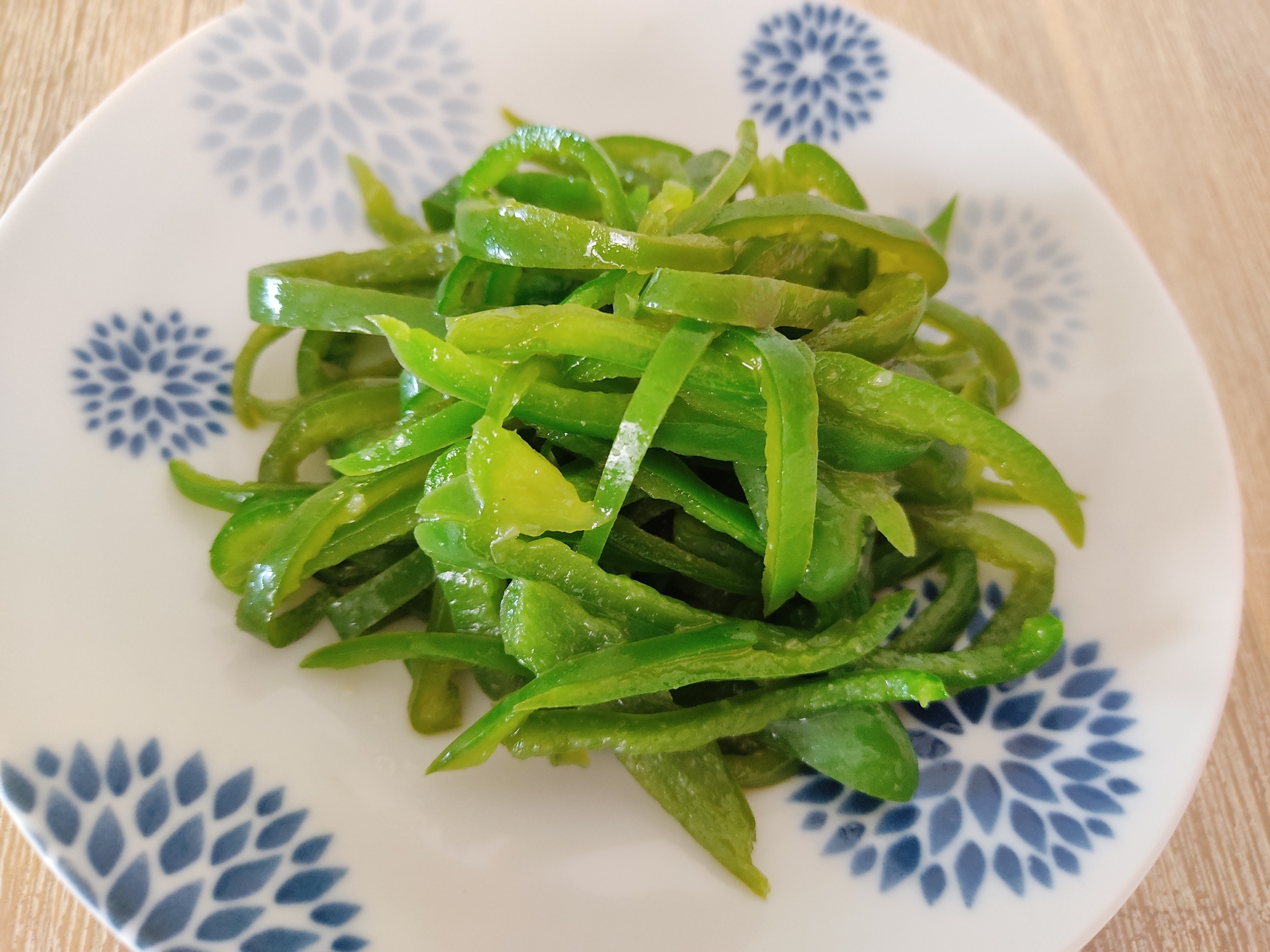 電子レンジで簡単☆ピーマンのナムル