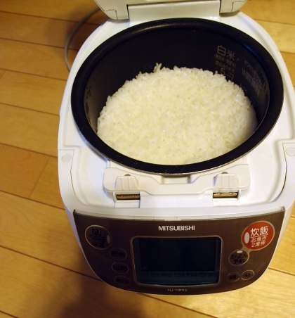 無洗米を美味しく炊く方法☆