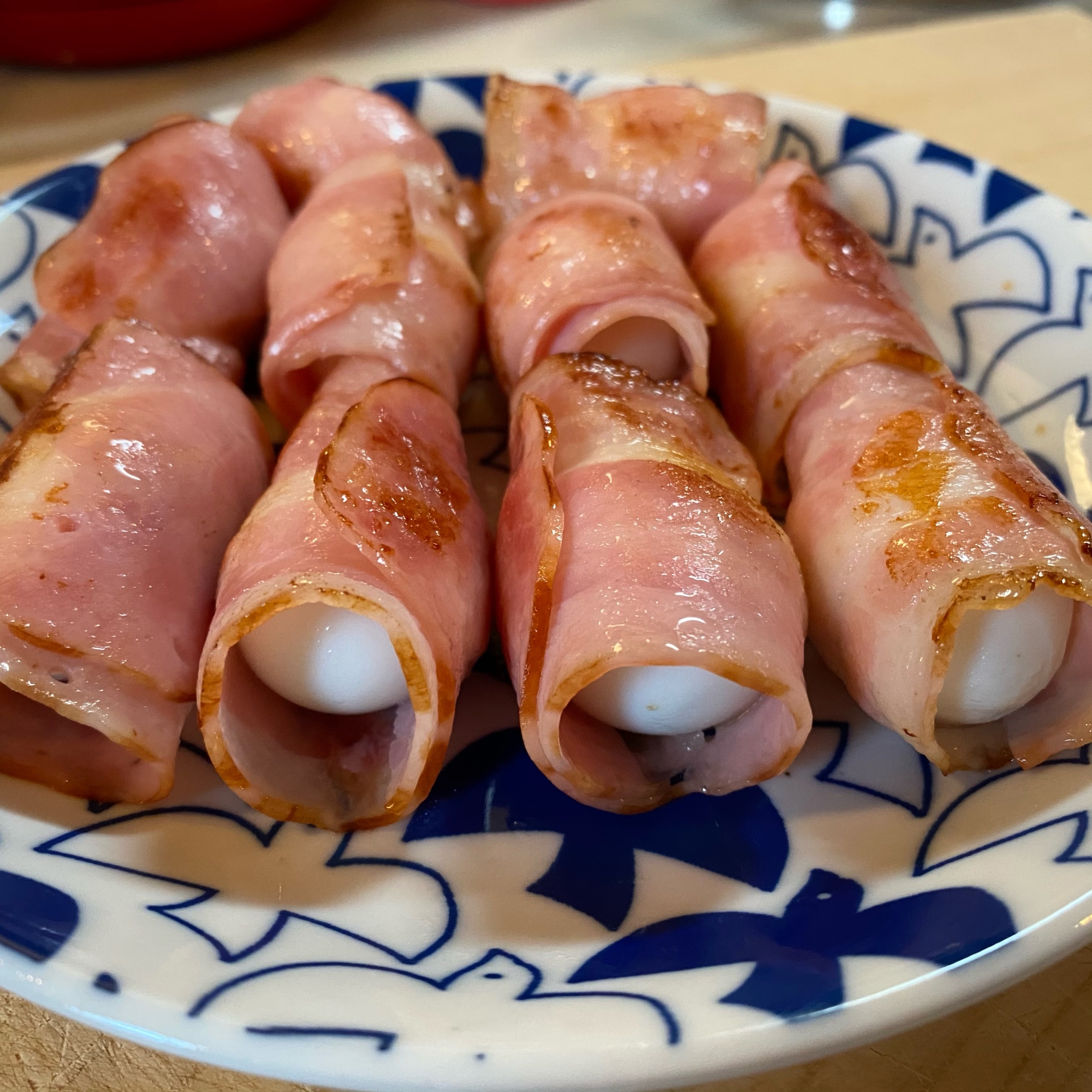 超簡単☆お弁当にうずらのベーコン巻き レシピ・作り方 by あんこ999 