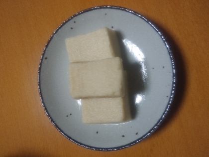 残ったお味噌汁で！高野豆腐の煮物