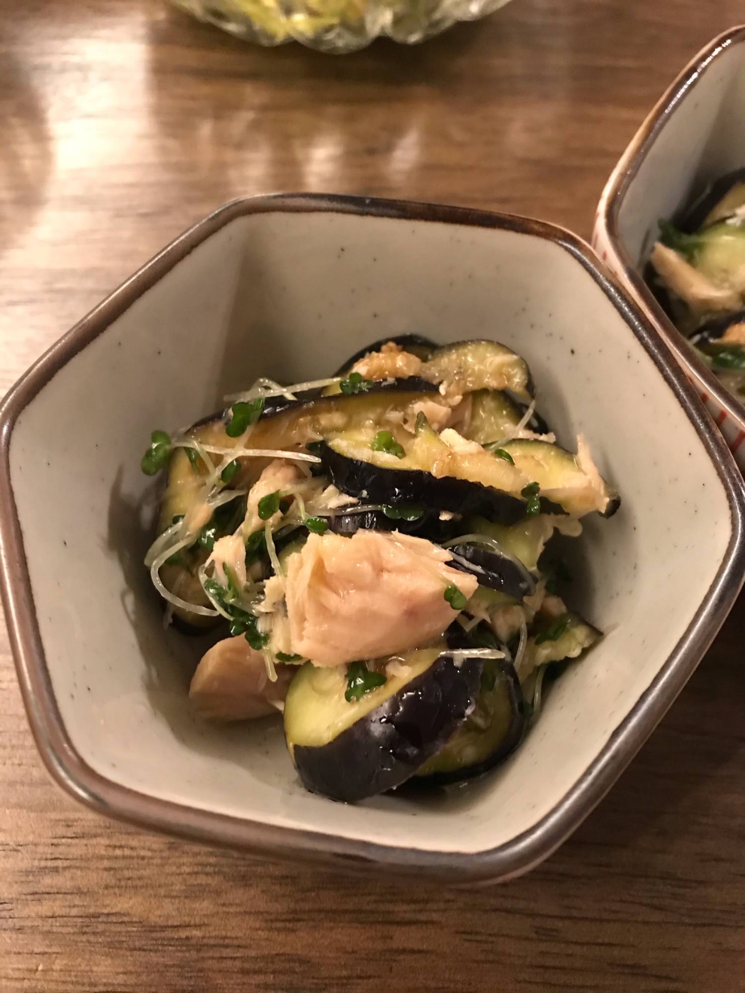 箸が止まらない箸休め なす ツナ スプラウト レシピ 作り方 By 簡単 時短 レンジママ 楽天レシピ