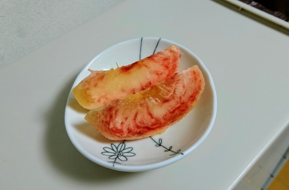 熟した桃もきれいに美味しく頂くことができました(^-^)