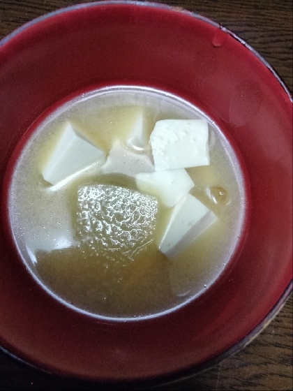 大根とお豆腐のお味噌汁