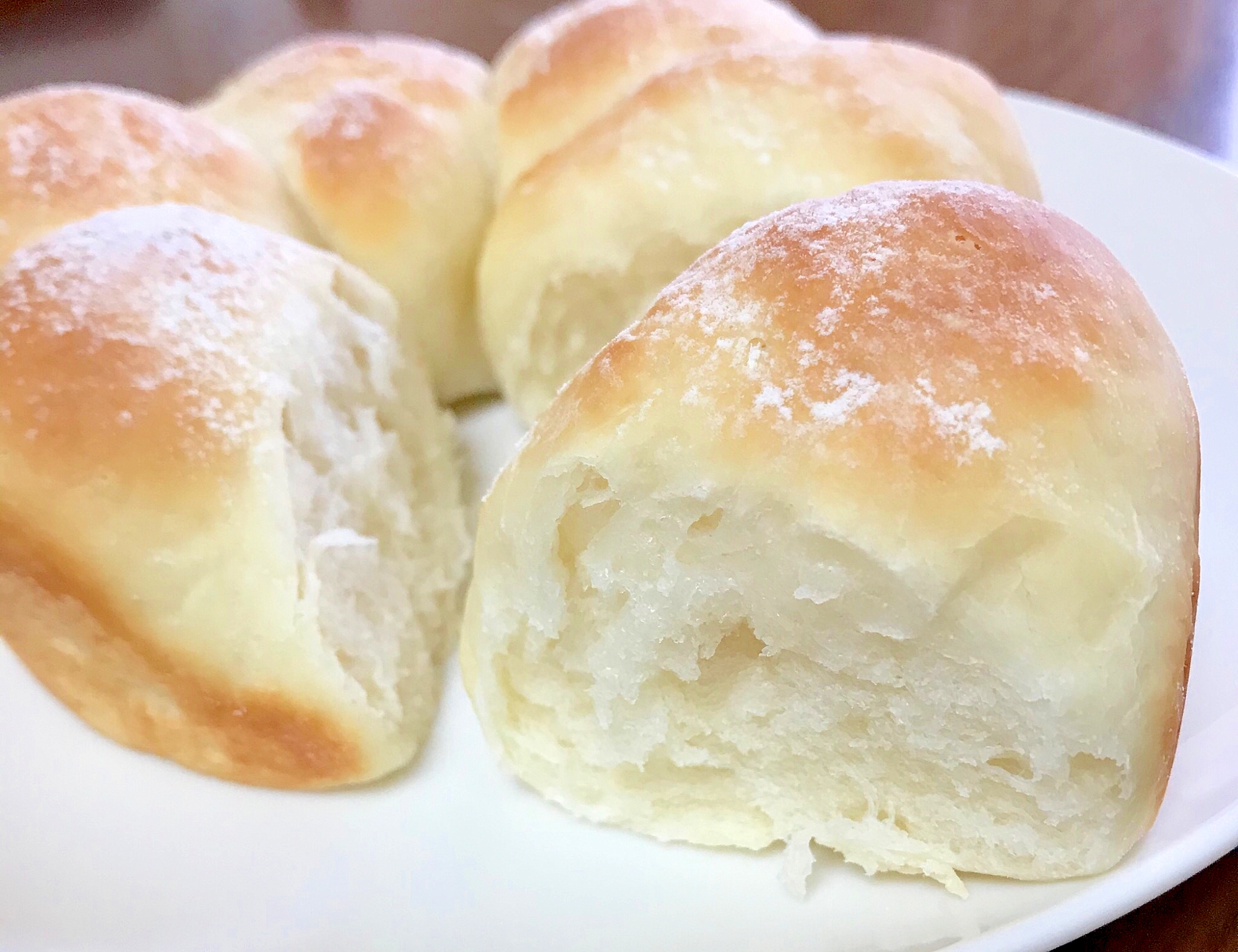 冷蔵庫で2次発酵☆朝から焼きたてミルクちぎりパン