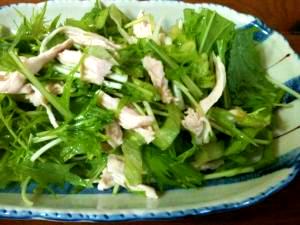 簡単！水菜のハノイ風サラダ