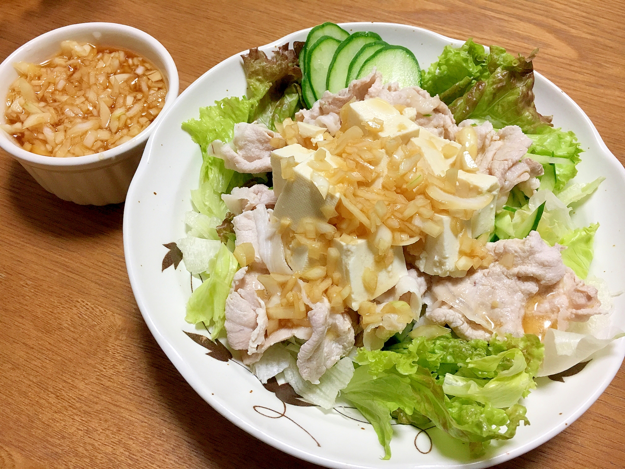豆腐と豚肉の冷しゃぶサラダ レシピ 作り方 By おこのみっちゃん 楽天レシピ