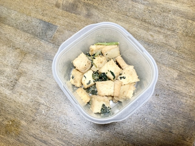 厚揚げレシピ　厚揚げの中華風炒め
