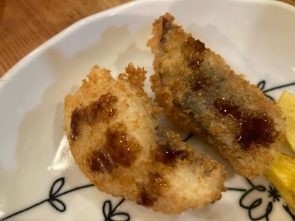 うちのおかず　鯛のフライ　カレー味