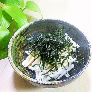 調理時間短し！／長いものさっぱり酢の物＋W海苔