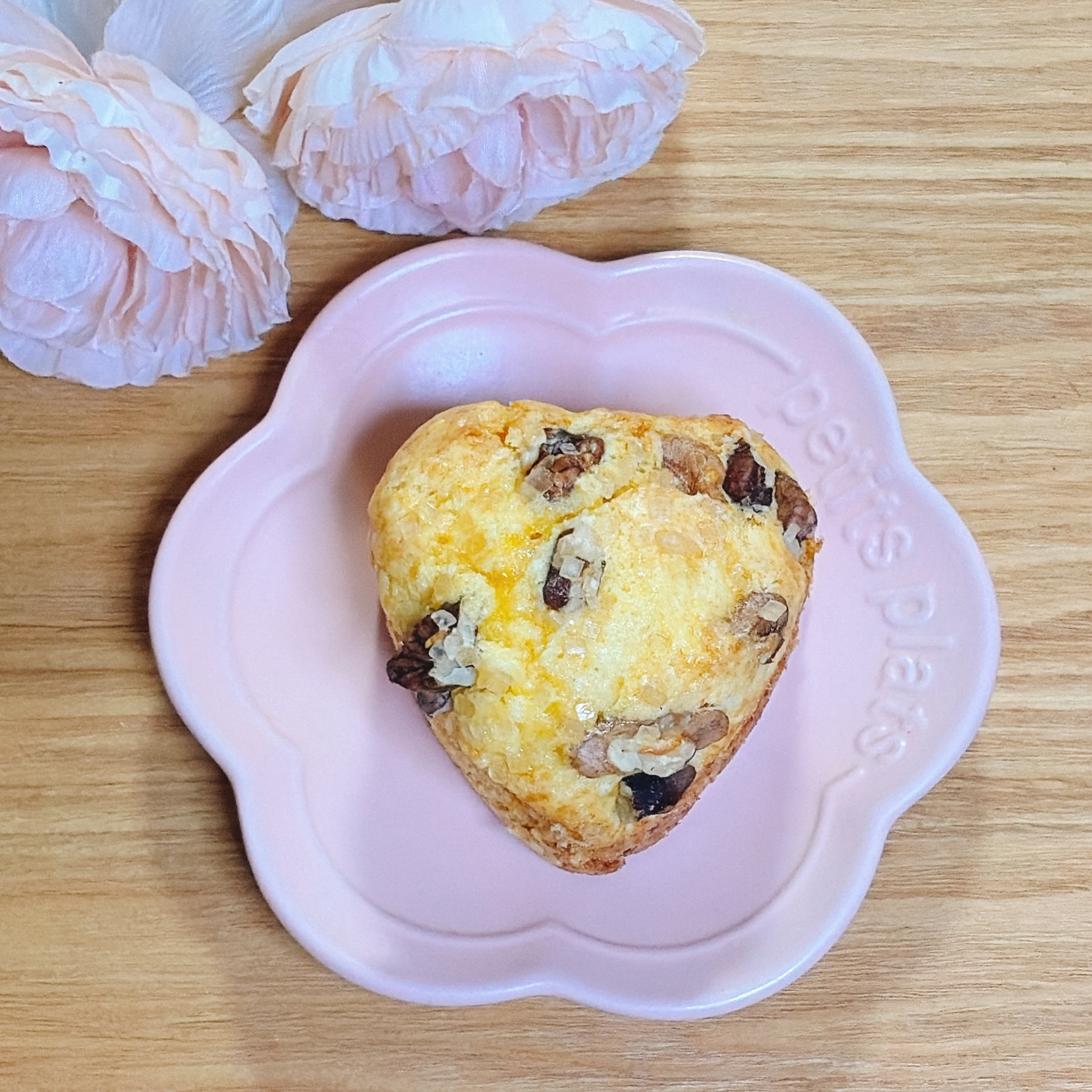 ホケミでふんわり胡桃のカップケーキ