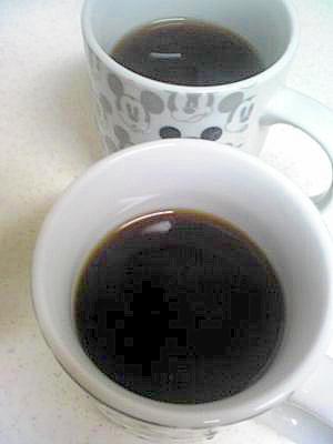 甘くておいしい★黒みつHOTコーヒー