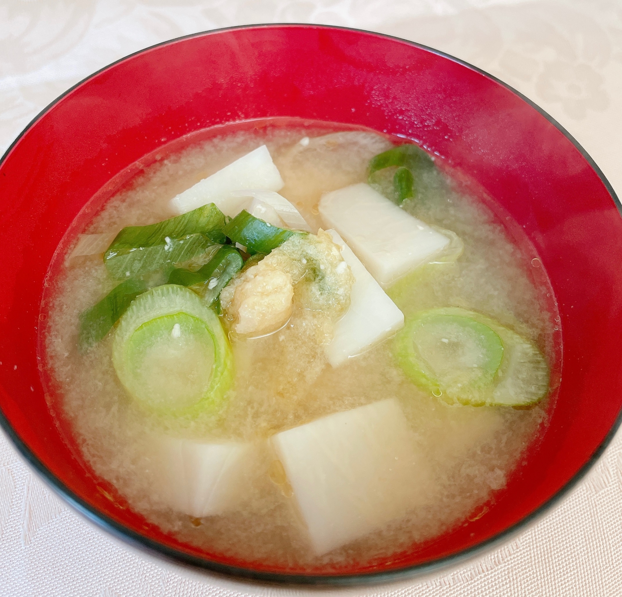 唐芋のお味噌汁