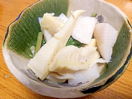 筍と　蕪の　ほっこり煮物