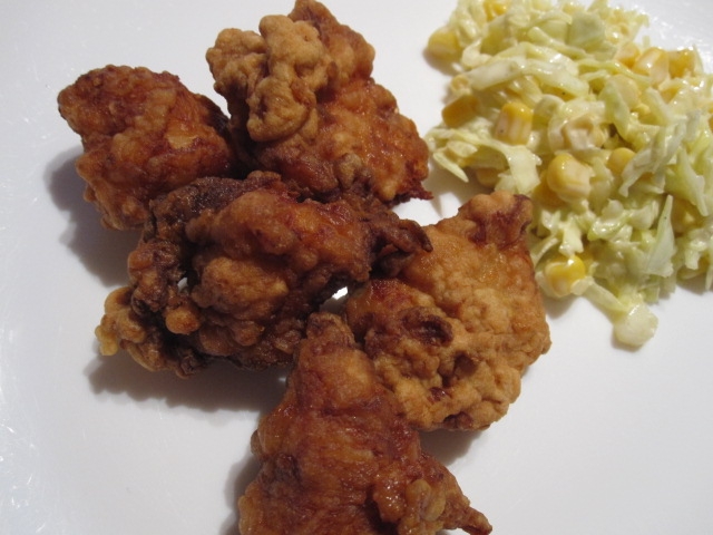 二度揚げでふわふわ♪カリッ♪の鶏の唐揚げ