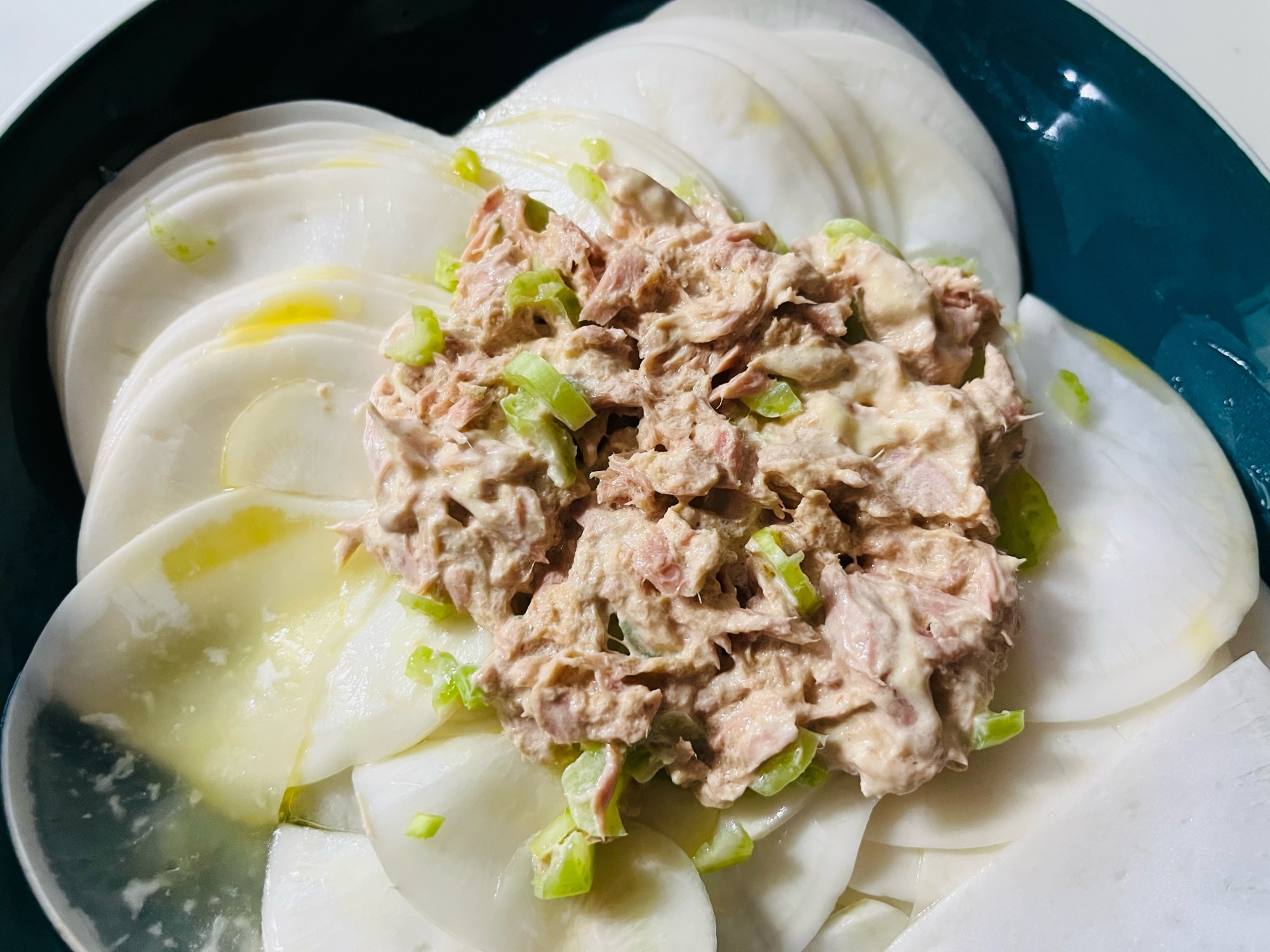 ツナマヨページ 簡単副菜！かぶとツナマヨのサラダ レシピ・作り方 by YOKO yy - 楽天