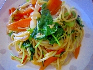 野菜たっぷり和風パスタ